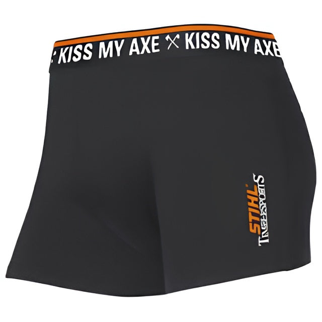 Boxer Stihl nero in cotone 100% con elastico in vita KISS MY AXE taglia SZ S