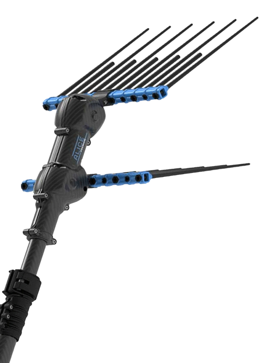 Abbacchiatore elettrico Campagnola Alice Premium 58 con rastrelli e corpo motore