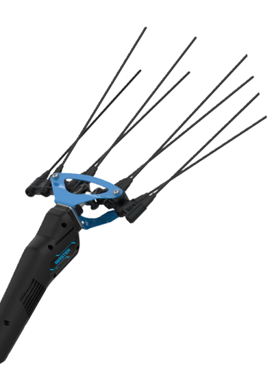 Campagnola Master abbacchiatore elettrico per raccolta olive con doppio pettine e rebbi in carbonio