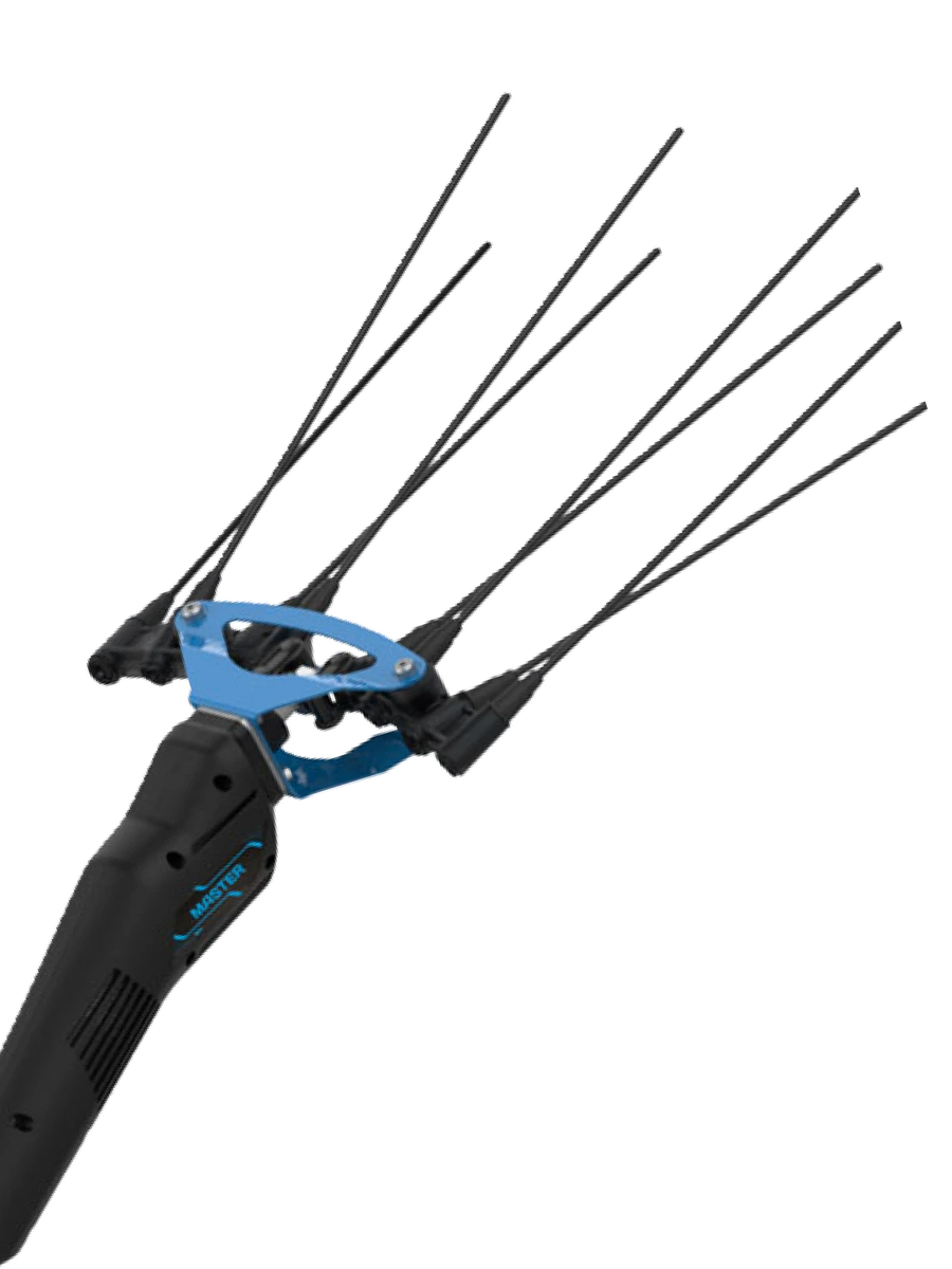 Campagnola Master abbacchiatore elettrico per raccolta olive con doppio pettine e rebbi in carbonio