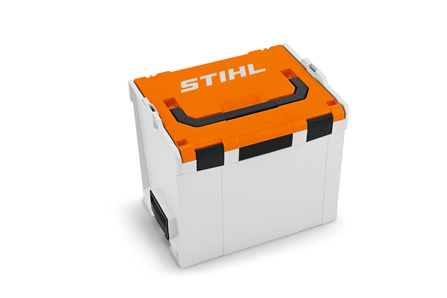 Contenitore per batterie STIHL compatibile Sortimo L con maniglia e tappetino antiscivolo