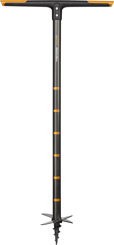 Trivella manuale Fiskars QuikDrill 15 cm con impugnatura a T e tacche di profondità