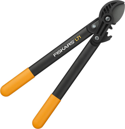 Troncarami a incudine Fiskars PowerGear L71 nero arancione