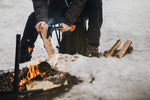 Fiskars X7 XS ascia da taglio in uso su legna