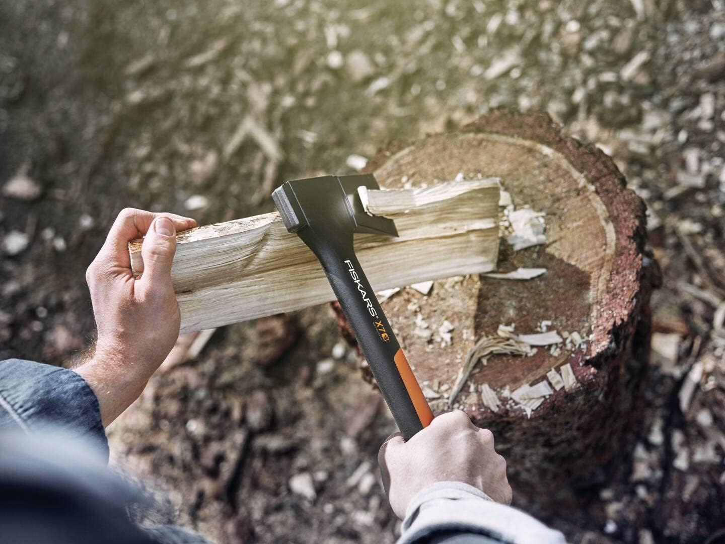 Ascia da taglio Fiskars X7 XS per spaccare piccoli pezzi di legna