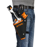Fondina STIHL GTA 26 con linguetta di bloccaggio e fissaggio alla cintura