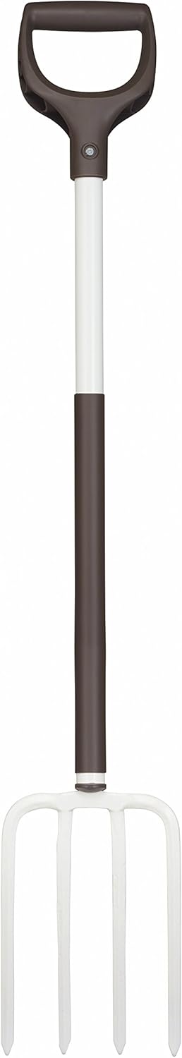 Forcone Fiskars Light con 4 denti in acciaio e manico leggero