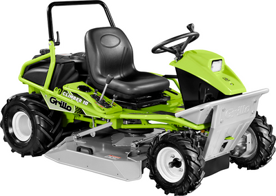 Trattorino trinciaerba Grillo Climber 10 AWD 22 4 ruote motrici vista laterale