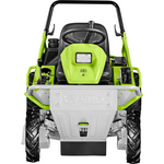 Trattorino trinciaerba Grillo Climber 10 AWD 22 vista frontale con roll bar
