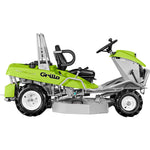 Grillo Climber 7.15 trattorino trinciaerba vista laterale con roll bar
