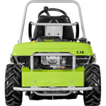 Grillo Climber 7.15 trattorino trinciaerba vista posteriore con motore