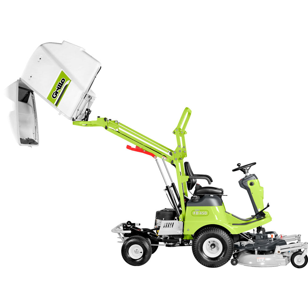 Grillo FD 450 con sistema di scarico cesto ad altezza 170 cm