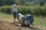 Lavorazione del suolo con aratro rotativo GroundBlaster su terreno agricolo