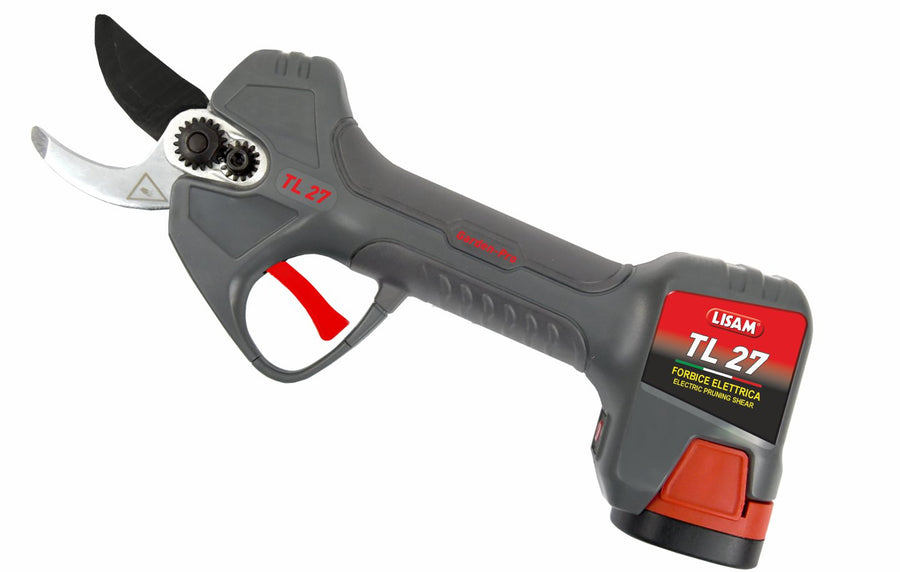 Forbice elettrica Lisam TL27 con batteria integrata per potatura in viticoltura e vivaismo