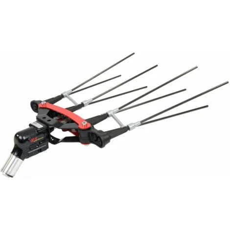 Lisam R8 Carbon abbacchiatore pneumatico pettine per raccolta olive con astine in carbonio