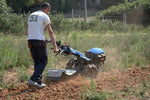 Motocoltivatore con aratro rotativo GroundBlaster per aratura e fresatura in un’unica passata