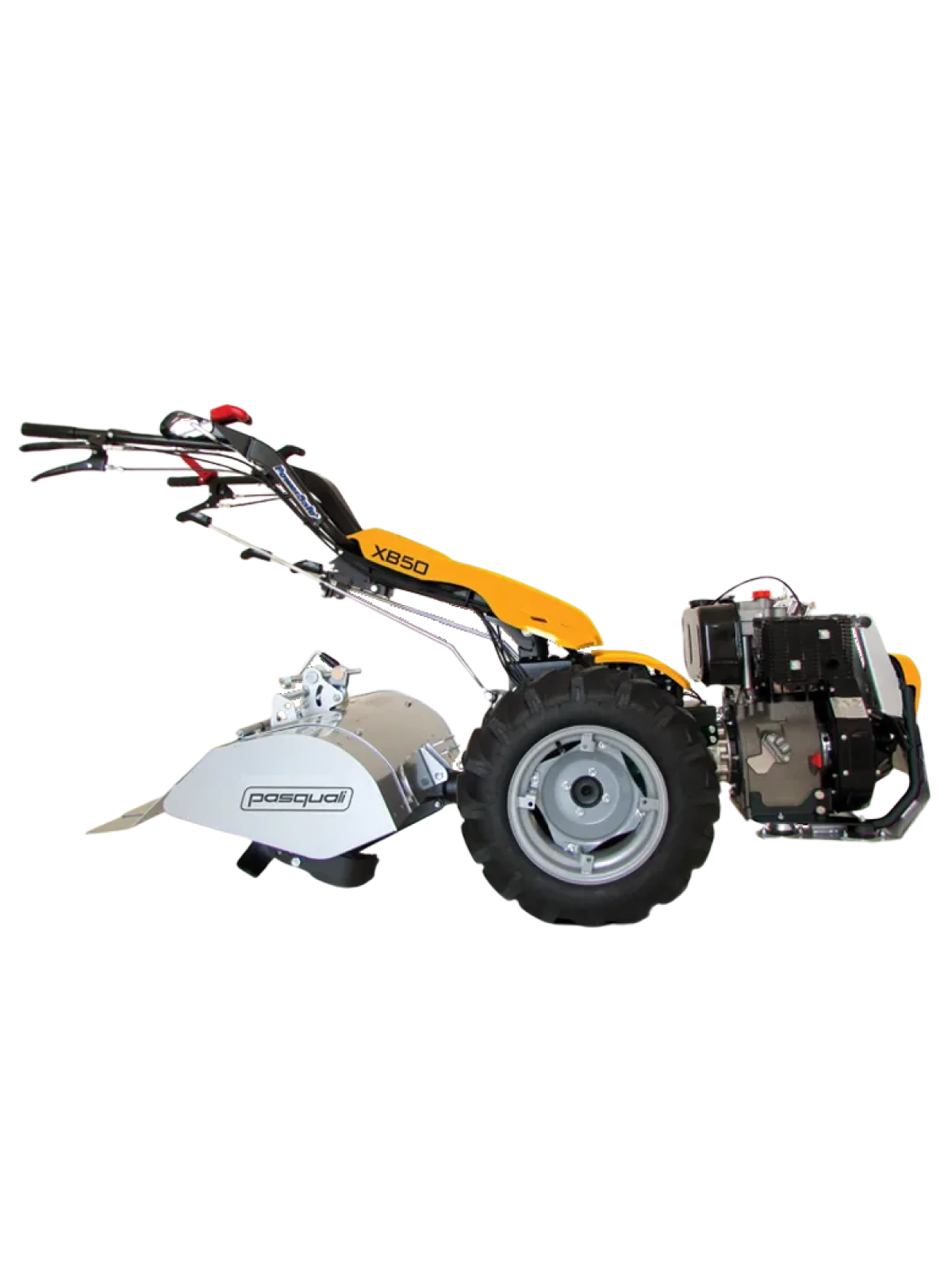 Motocoltivatore Pasquali XB50 PowerSafe reversibile con ruote e gruppo trasmissione