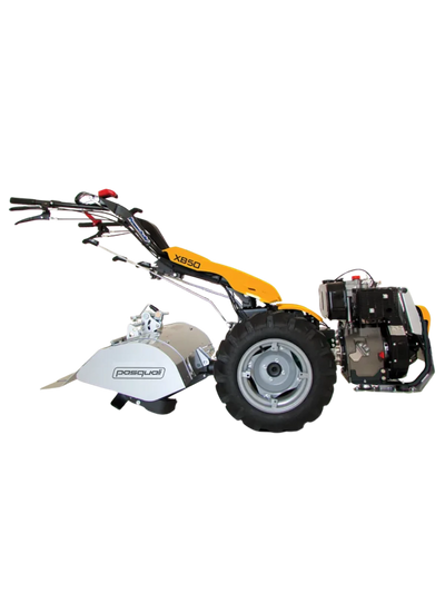 Motocoltivatore Pasquali XB50 PowerSafe reversibile con ruote e gruppo trasmissione