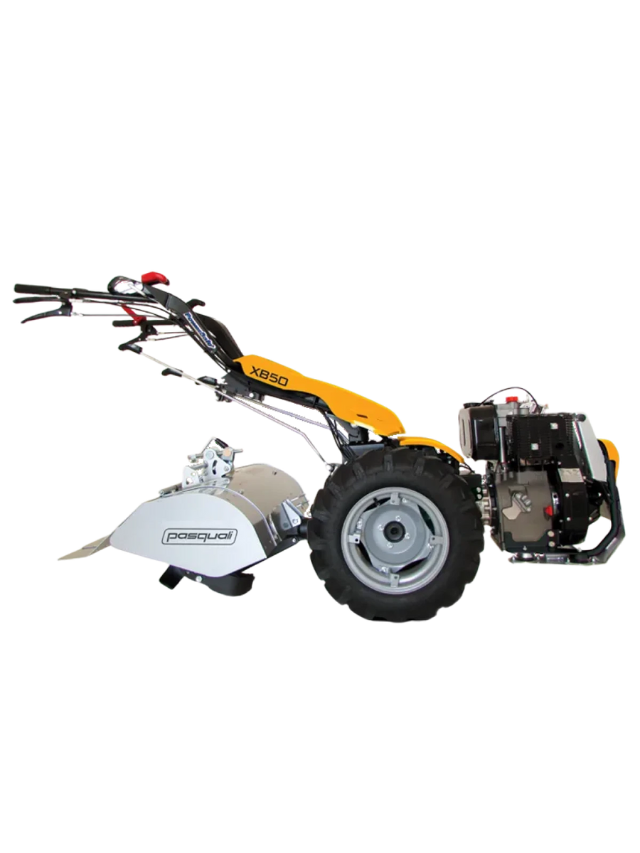 Motocoltivatore Pasquali XB50 PowerSafe reversibile con ruote e gruppo trasmissione