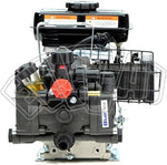 Motopompa a scoppio 2,5 HP con gruppo pompa e struttura di supporto