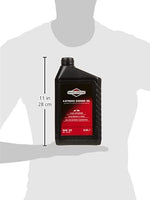 Flacone olio motore Briggs & Stratton SAE 30 con indicazione dimensioni