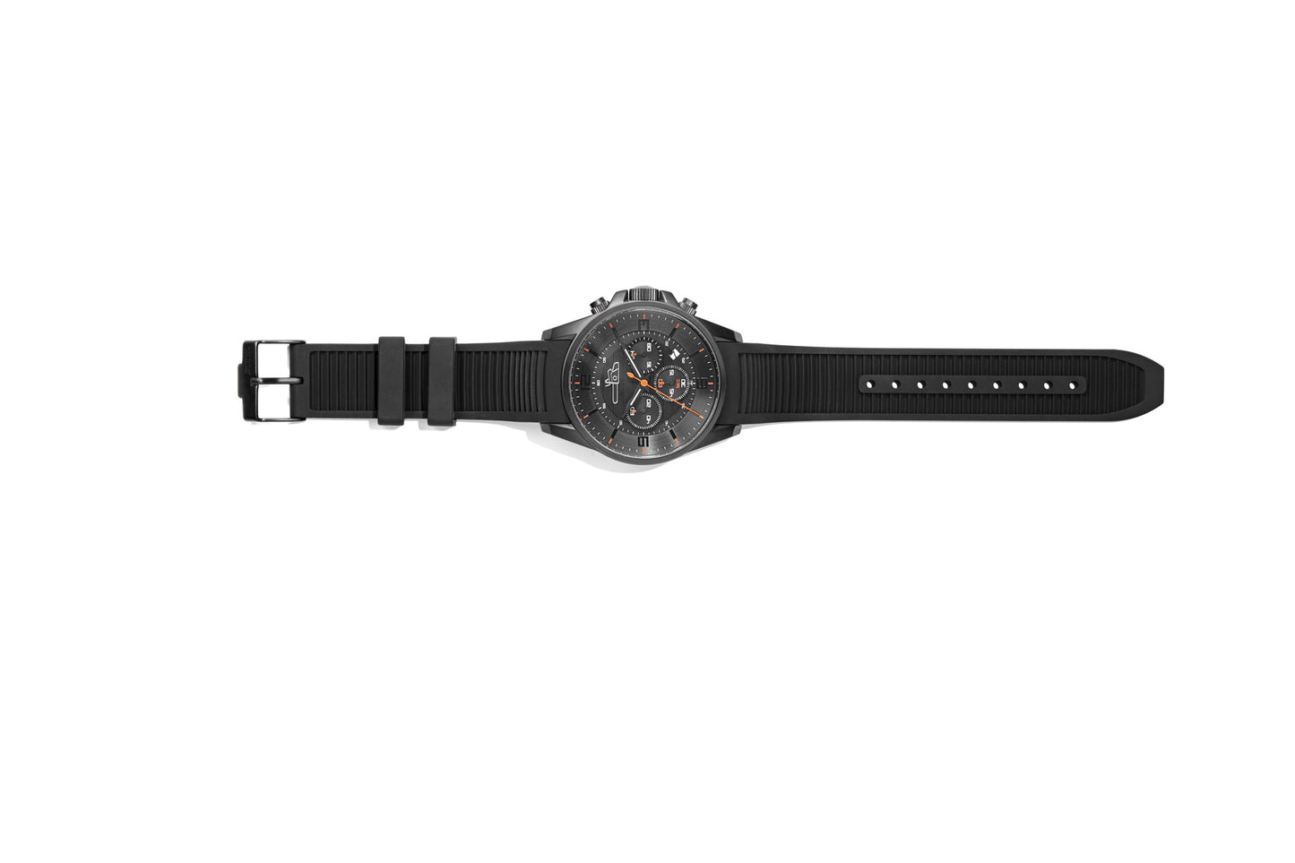 Orologio cronografo Stihl Jacques Lemans con cinturino in silicone nero