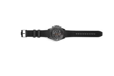 Orologio cronografo Stihl Jacques Lemans con cinturino in silicone nero