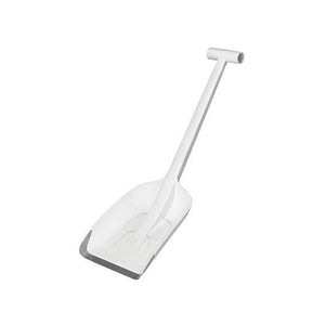 Paletta per auto Fiskars SnowXpert bianca con bordi in acciaio inox, lunghezza 63 cm