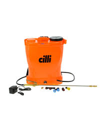 Pompa irroratrice spalleggiata a batteria Cilli 16 litri con lancia in ottone telescopica
