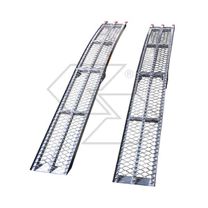 Set 2 rampe pieghevoli in lega di alluminio Sabart per cordoli e aiuole 2300x300 mm portata 600 kg
