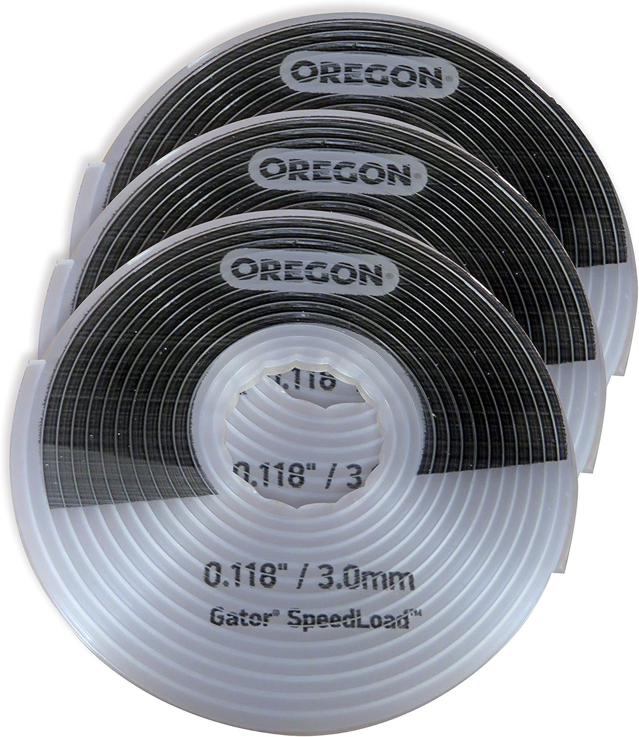 Set bobine filo Oregon Gator SpeedLoad 3 mm trasparente