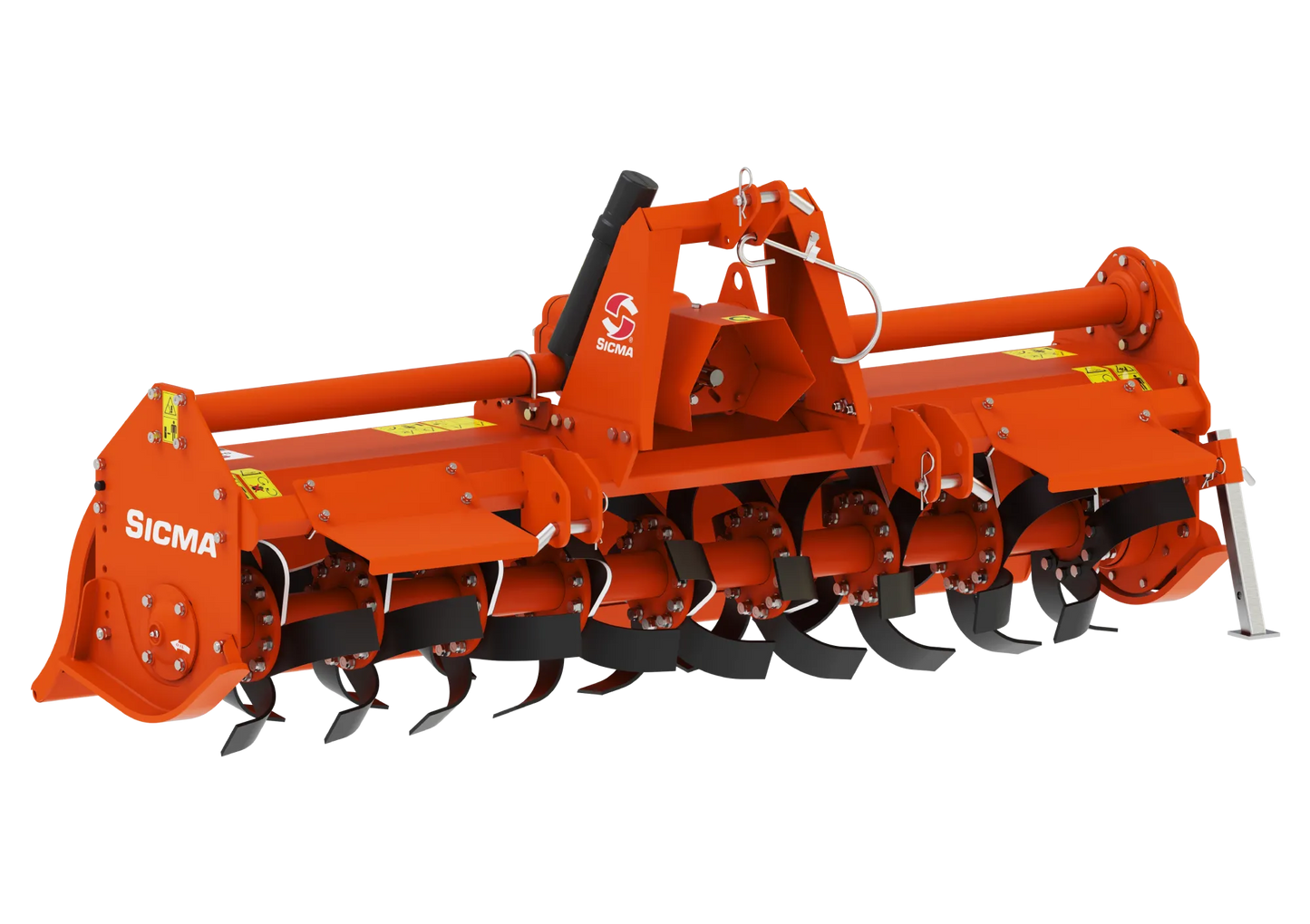 Fresatrice fissa Sicma RC 145 vista frontale larghezza di lavoro 145 cm