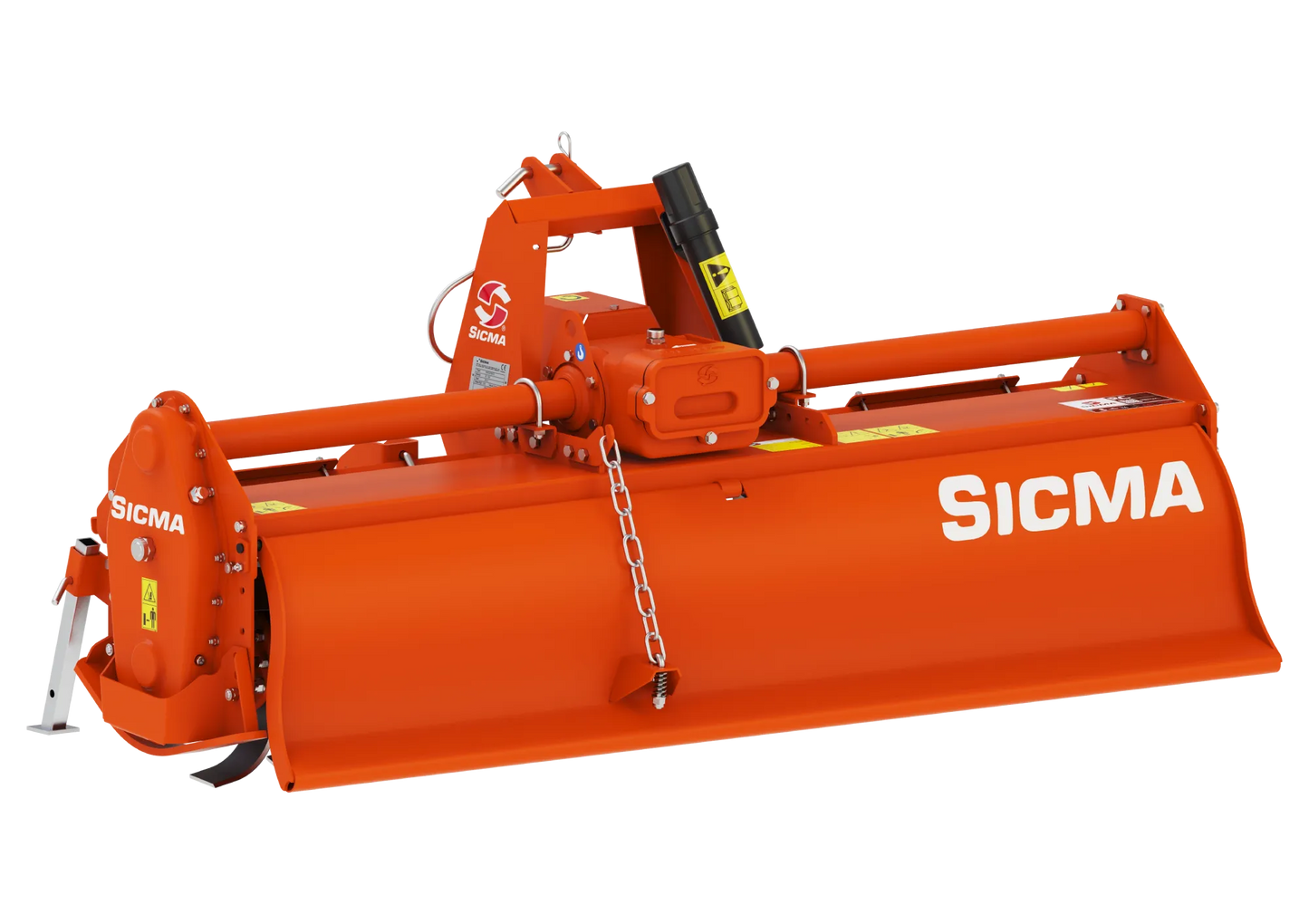 Fresatrice fissa Sicma RC 145 vista posteriore per trattori 35-55 HP