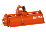 Fresatrice fissa Sicma RC 145 vista posteriore per trattori 35-55 HP