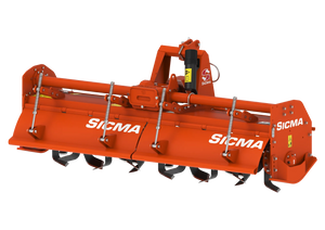 Fresatrice fissa medio pesante Sicma RM 185 larghezza lavoro 180 cm con rotore a zappe