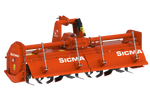 Fresatrice Sicma RM 185 per trattori 40-80 HP con cofano posteriore e rotore