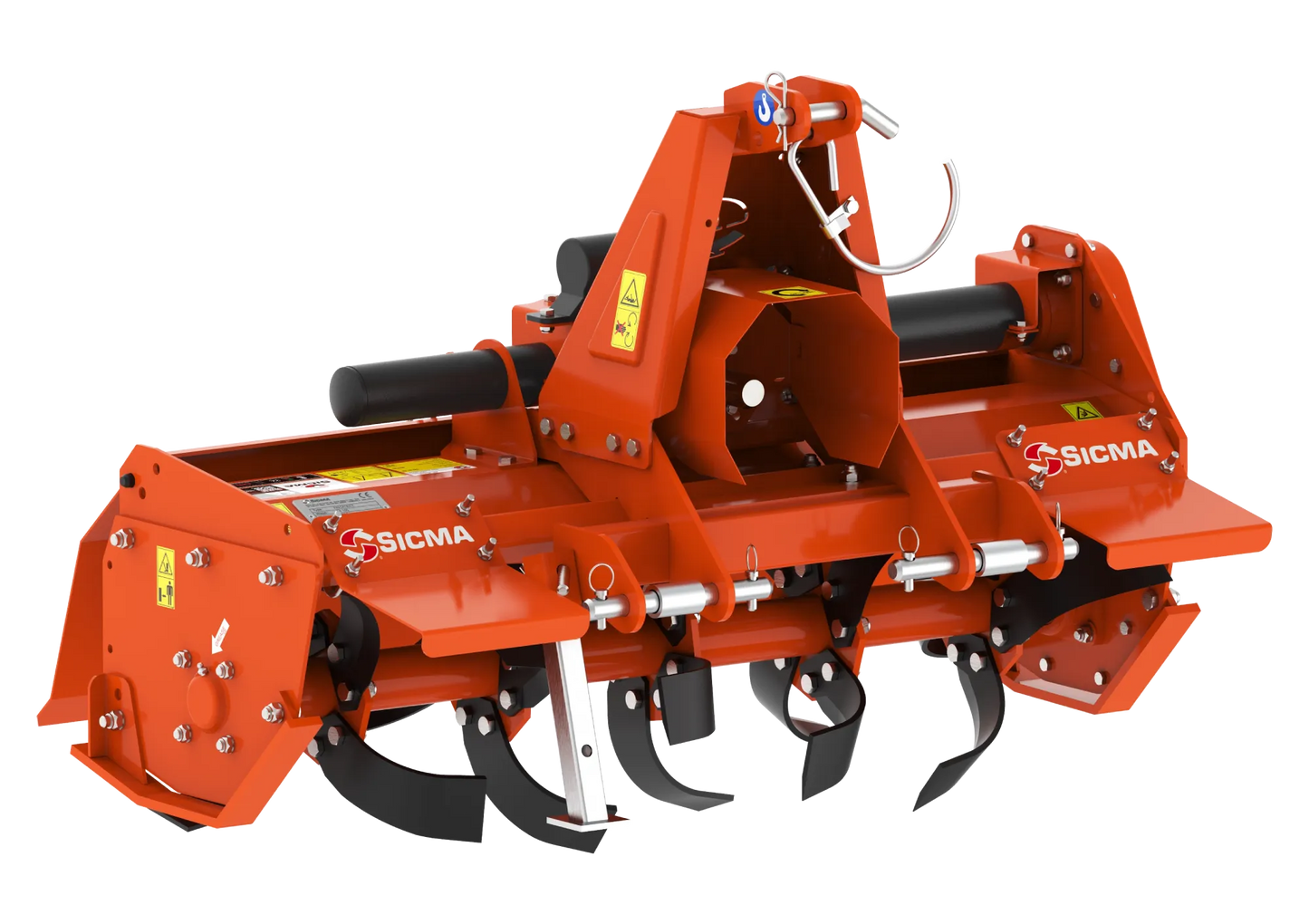 Fresatrice Sicma SA 125 spostabile leggera per trattori 10-20 HP vista frontale