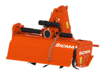 Fresatrice Sicma SA 125 vista posteriore con paratia posteriore