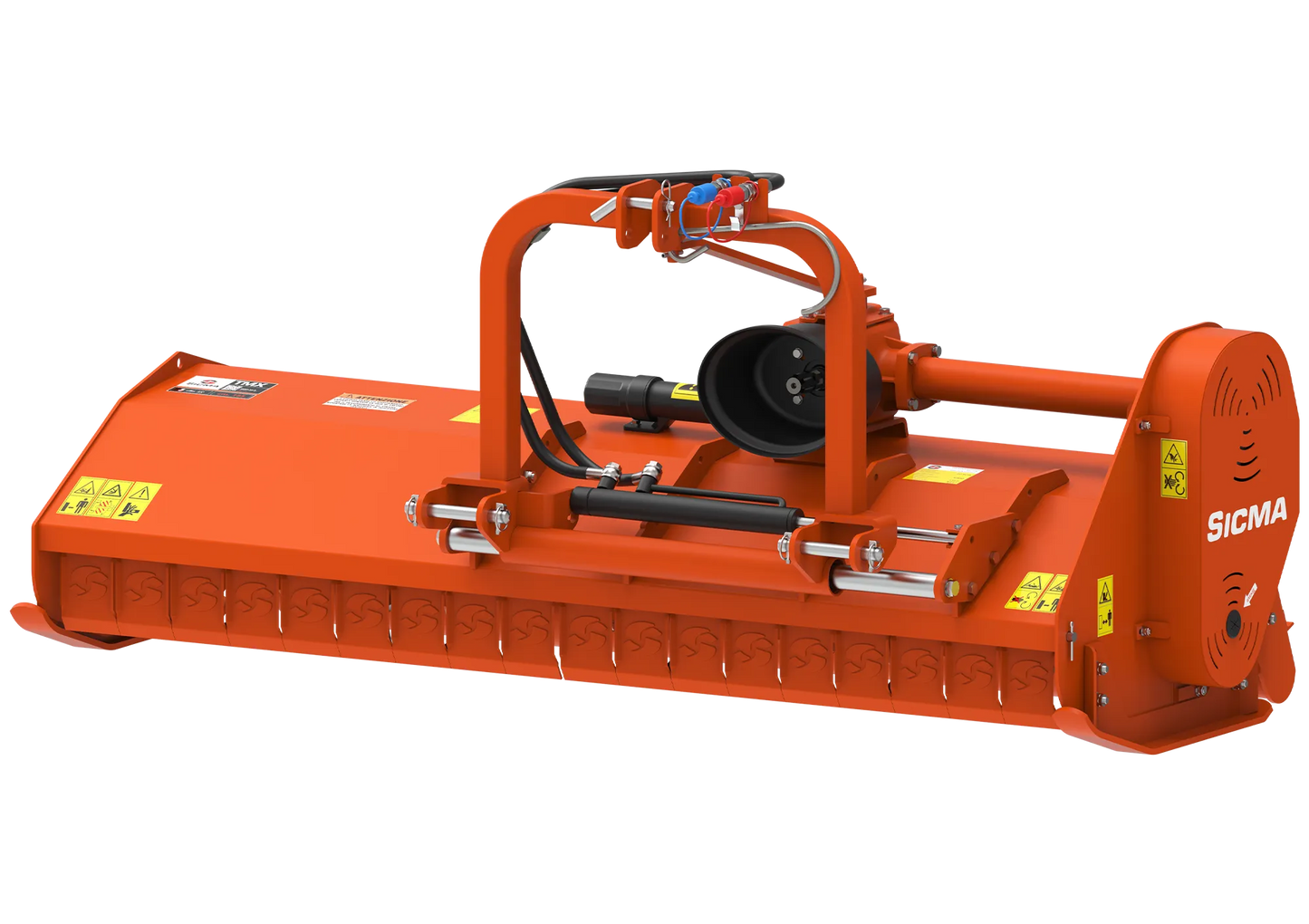 Trinciatutto spostabile Sicma TMX 140 per trattori 25-50 HP, larghezza lavoro 140 cm