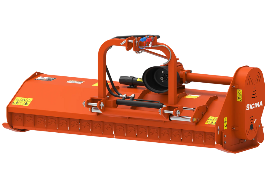 Trinciatutto spostabile Sicma TMX 140 per trattori 25-50 HP, larghezza lavoro 140 cm