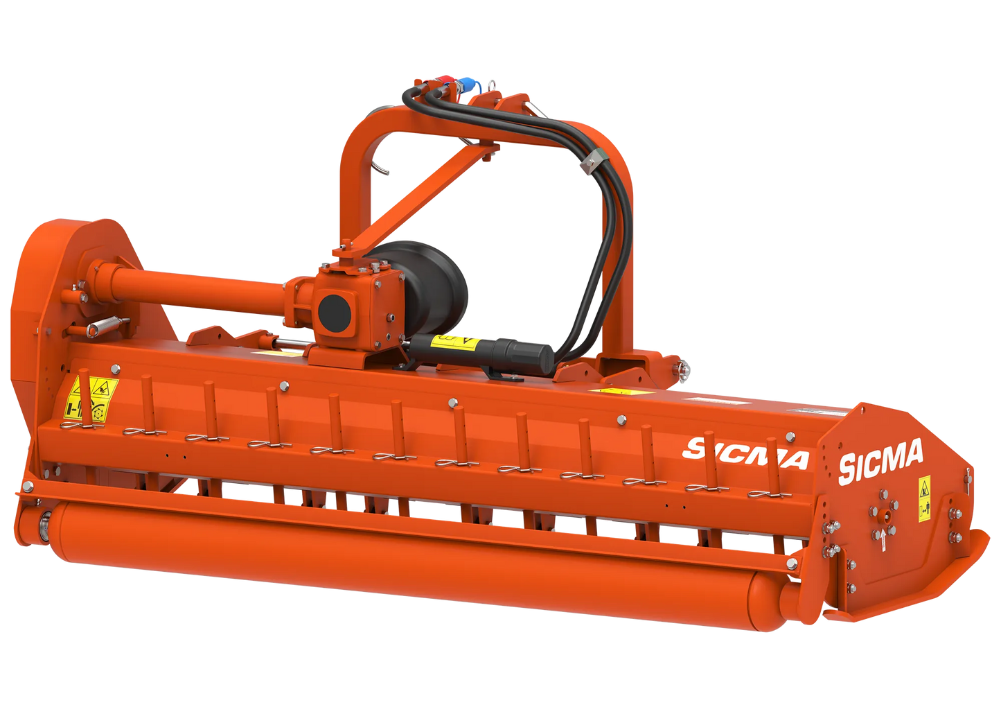 Trinciatutto Sicma TMX 140 spostabile con rullo stabilizzatore posteriore e trasmissione a cinghie