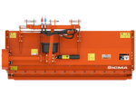 Vista dall’alto del trinciatutto spostabile Sicma TMX 140 con attacco categoria 1