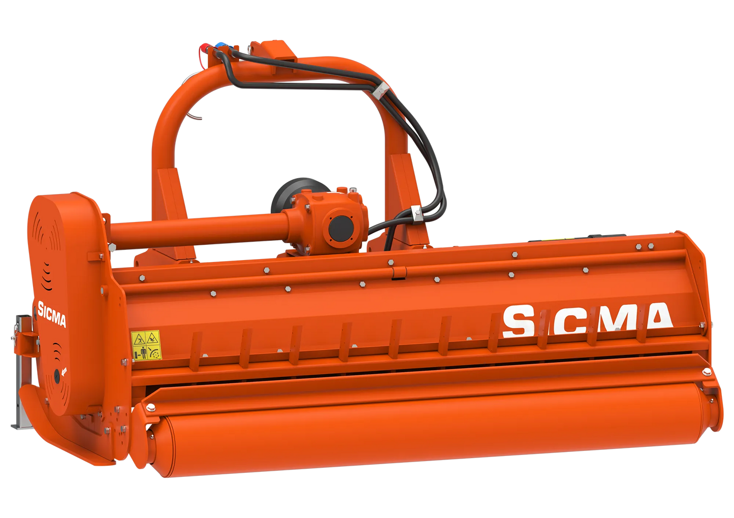 Trinciatutto spostabile Sicma TRX 200 vista posteriore con rullo stabilizzatore