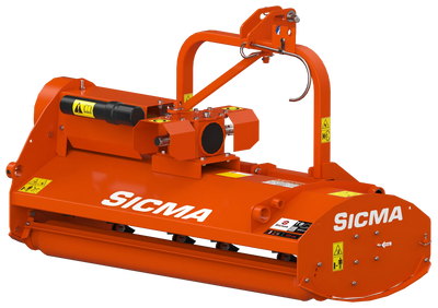 Trinciatutto a mazze Sicma TB 140 spostabile leggero per trattori 25-45 CV