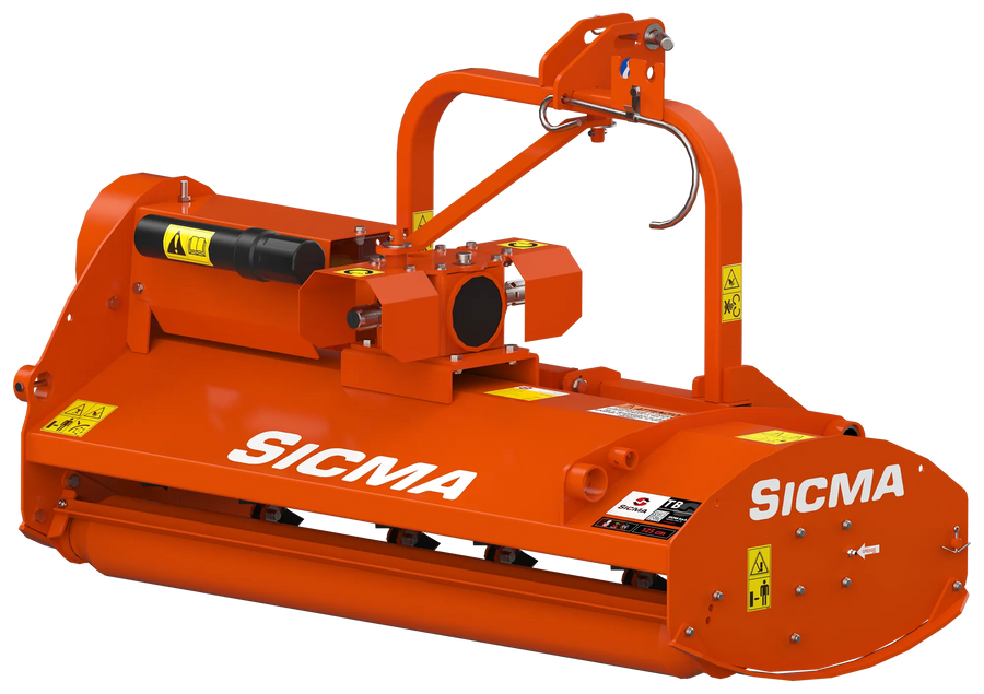 Trinciatutto a mazze Sicma TB 140 spostabile leggero per trattori 25-45 CV