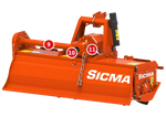 Dettaglio trasmissione e riduttore Sicma ZLL 130 con tubo di prolunga