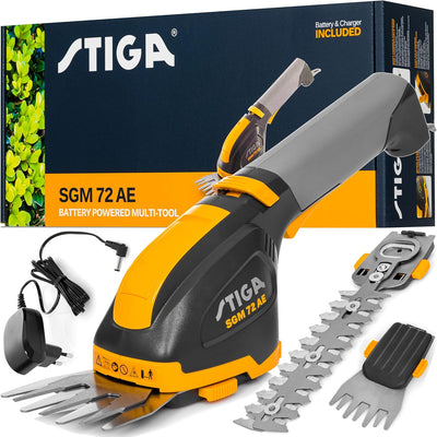 Stiga SGM 72 AE tagliaerba a batteria multi-tool con lame e caricatore