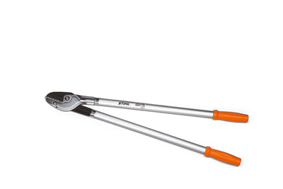 Cesoia a incudine Stihl Amboss PB 25 con manici in alluminio e impugnature arancioni
