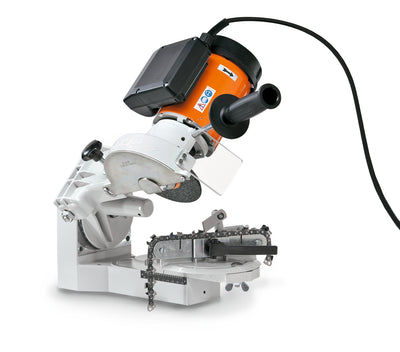 Apparecchio affilatura universale STIHL per catene Oilomatic e lame con supporto orientabile e mole