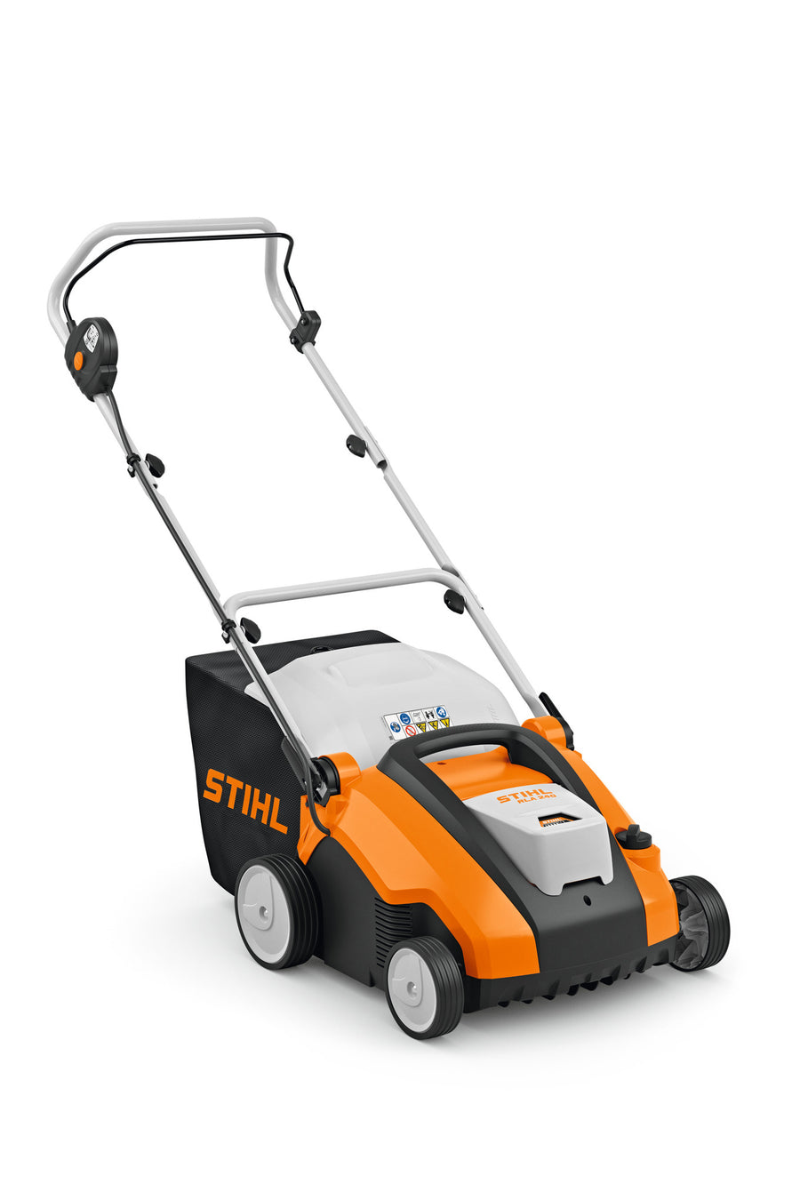 Arieggiatore a batteria STIHL RLA 240 con manubrio e corpo macchina